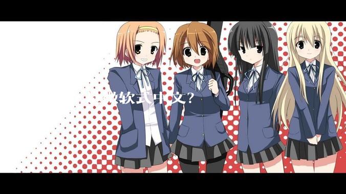 什么是微软式中文？