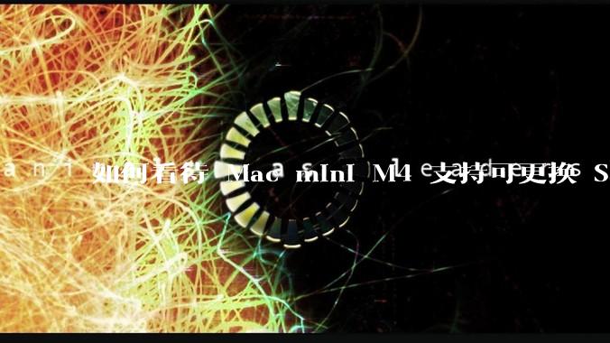 如何看待 Mac mini M4 支持可更换 SSD？